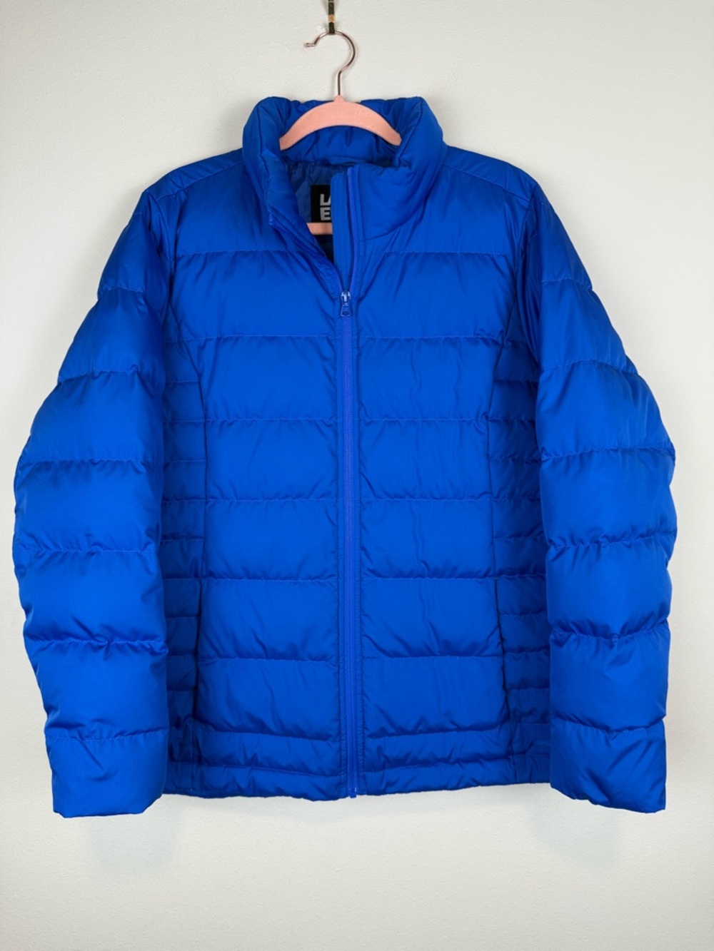 Lands End 600 Down Puffer Jacket Coat Blue‎ Womens Size XL/18